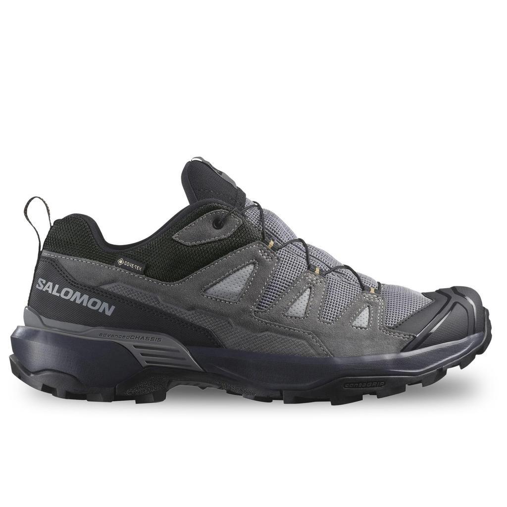 Salomon X ULTRA 360 LTR GTX Hiking and Trekking Size Men's Shoes, Sharkskin/Castlerock/Kelp, 27.0cm (L47571400)