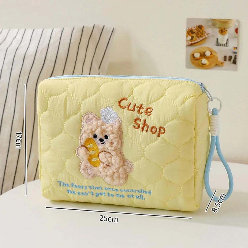 NEW Large Capacity Makeup Bag Portable Cute Cartoon Dog Storage Bag Multi-functional Cosmetic Bag Travel Storage Pouch for Women