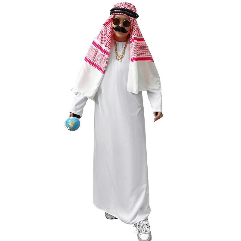 Halloween neue Gewänder, Kostümset für Männer und Frauen aus dem Nahen Osten, Dubai-Lokaltyrann