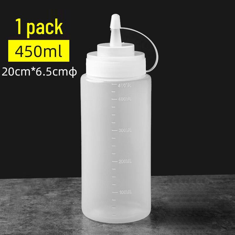 ZISIZ Plastic Squeeze Condiment Bottle