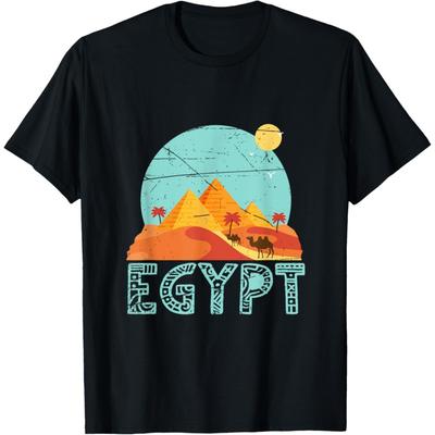 Wüste Afrika Altägyptische Pyramiden Ägypten T-Shirt