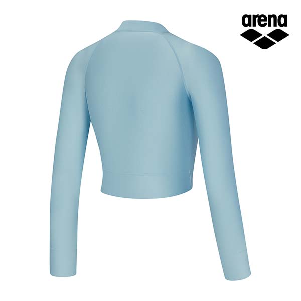 Alena New Wave Leisure Crop Zip-Up Rash Guard A4Bl1Qr42Sbl