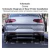 Video Parking Sensor Kit Car Reverse Backup Radar Assistance Auto Monitor Digital Display Car Monitor Buzzer Alert Alarm