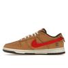 CLOT x Nike Dunk Low SP Cork Unisex Sneakers Brown Natural Flax FN0317-121