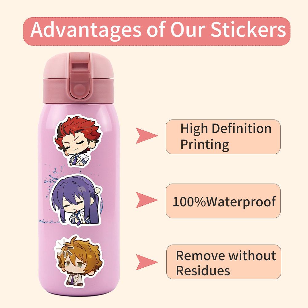 55 Idol Dream Festival Graffiti Stickers Decorative Scooter Notebook DIY Cartoon Stickers