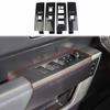 Carbon Fiber Door Window Lift Switch Panel Cover Trim Accessories for Toyota Tundra 2022-2026 Sequoia 2023-2026