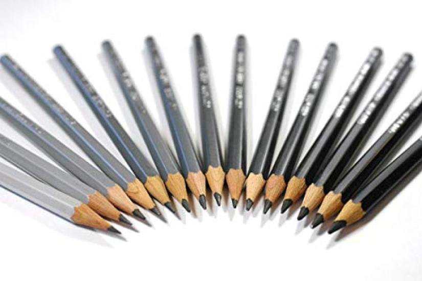 Caran Graffwood Round Metal Box 15 Pieces d'Ache 0775-315