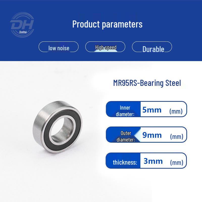 Rust-Proof Stainless Steel Miniature Pulley with Deep Groove Ball Bearing - Anti-Corrosion Gyroscope Ornament Accessory