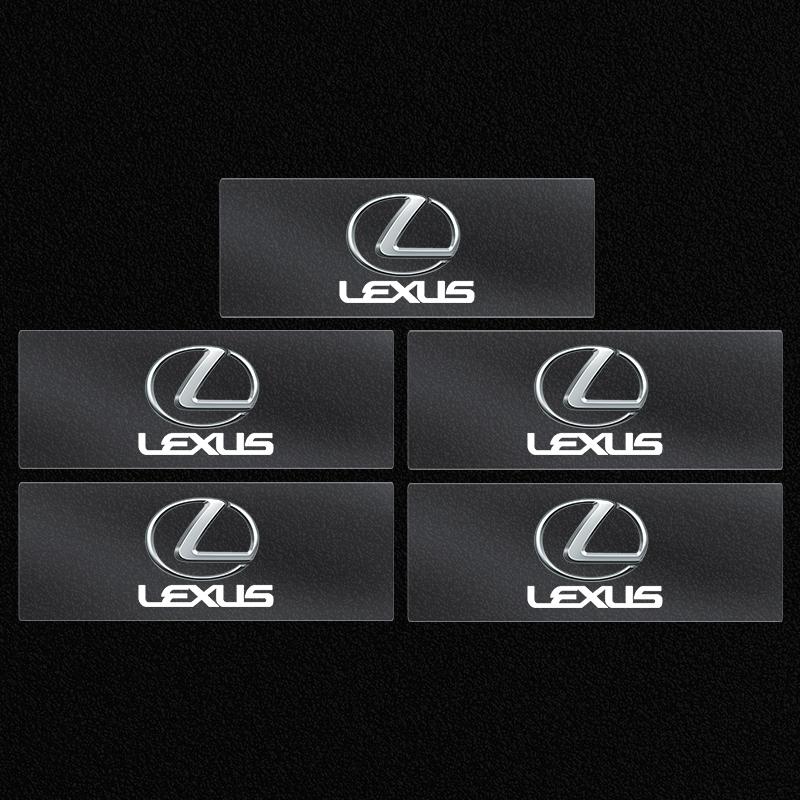 Creative stickers emblem Auto Decor Decals Car Window Wiper Stickers For Lexus IS250 IS200 CT200h GS300 LS430 RX450h LX570 IS300