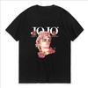 JoJo's Bizarre Adventure Japanischer Anime Bedrucktes T-Shirt Damen Lässiges Kurzarm-T-Shirt Sommer Oberteile Damenbekleidung Y2k Top