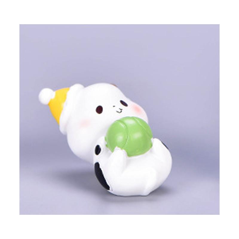 Adorable Cartoon Cow Resin Figurine For Diy Fairy Gardens And Terrariums