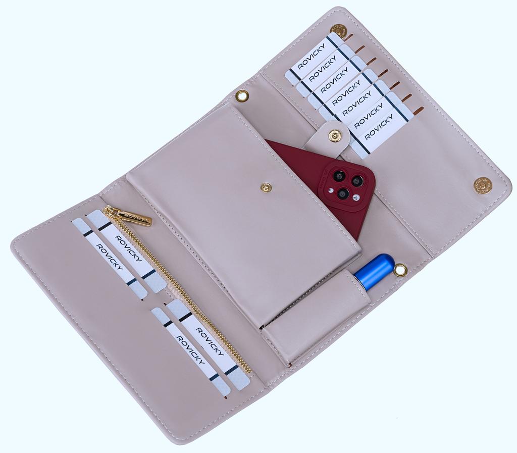 PU purse wallet R-MW-01-6045 silver