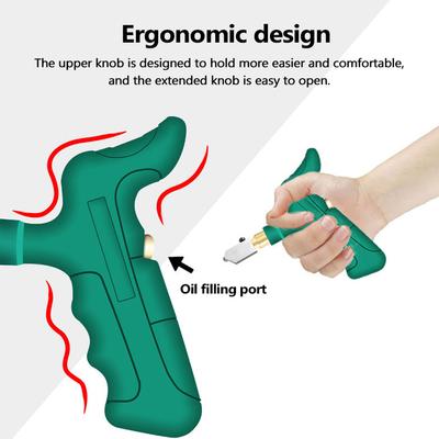 Portable Manual Glass Tile Opener Hand-Held Replacement Cutter Heads Ceramic Tile Glass Cutter