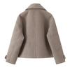 Spring Autumn Women Solid Double Breasted Trench Jackets Vintage Lapel Neck Long Sleeves Female Lady Outfits