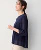 Petit Honfleur Lace Flare Pullover Size L Women's 521098, White,