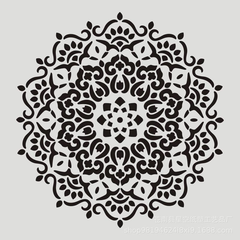 buy homedo 6pcs diy mandala painting stencils laser cut template wall stencil painting tools for wood fabric paper airbrush walls art at affordable prices free shipping real reviews with photos joom
