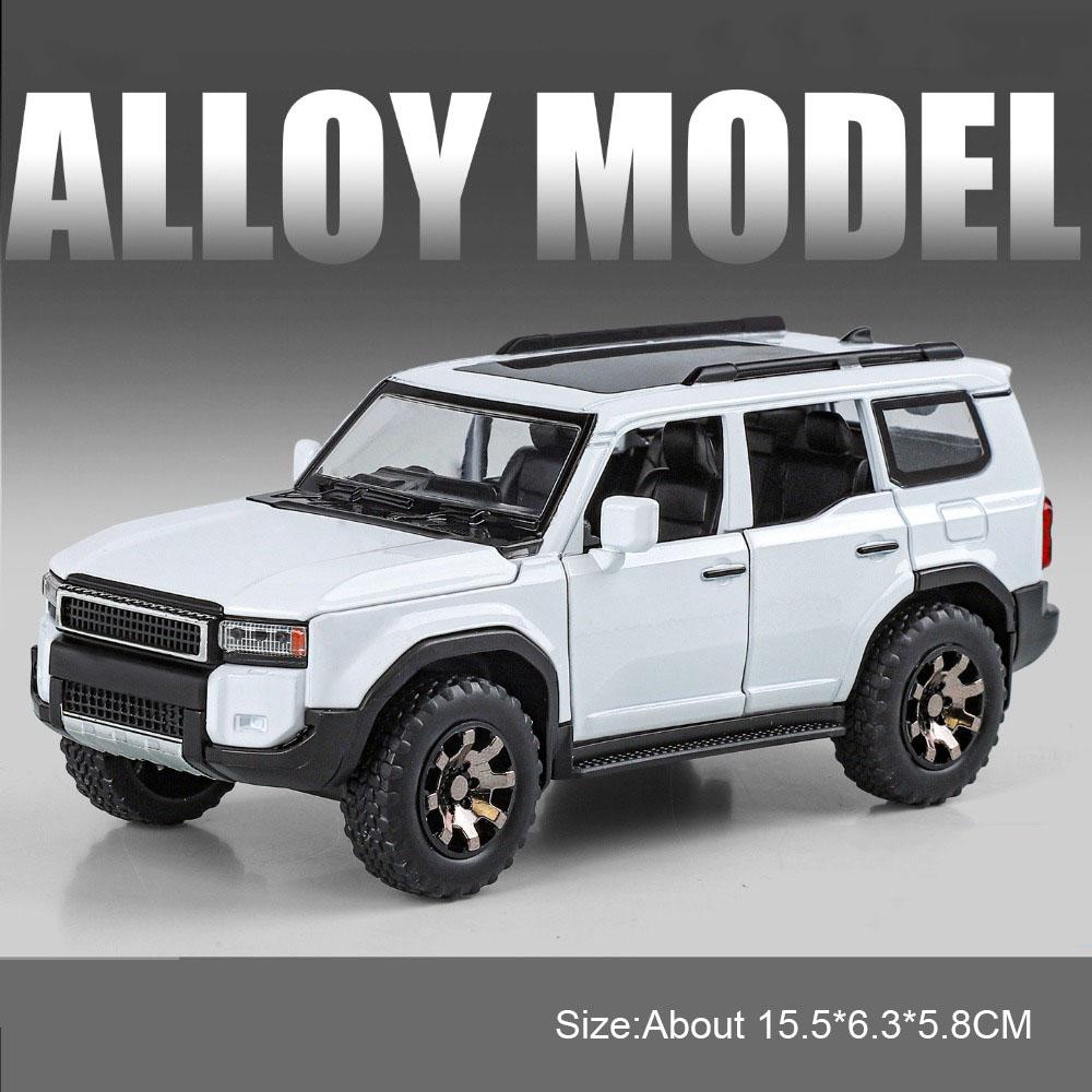 1:32 Scale Supra GT4 Prado Car Model Toy Doors Opened Sound Light Pull Back High Simulation Cars Models for Children's Toys