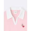 GU by Uniqlo Girls Cropped Polo Shirt Estabunny Jr