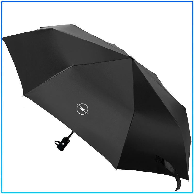 Winddicht Regen Vollautomatisch Kompakt 3-fach Faltbarer Regenschirm Emblem Für Opel Astra C G H Insignia J K Zafira B Corsa Vectra C Corsa C