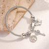 1 Women's Pan Family Style New DIY Beaded Bracelet Life Tree Key Set with Diamond Versatile Adjustable Best Friend Bracelet