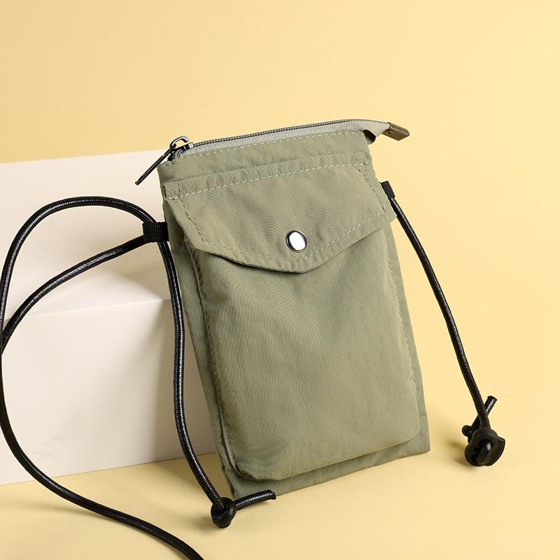 Japanische Literatur und Kunst Kleine frische Handytasche Mini kleine Stofftasche Leichte lässige Alles vertikale Einzelschulter-Umhängetasche weiblich