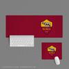 New Creative Extra Large Leather Non-slip Stain Resistant Mouse Pad Office Keyboard Table Football Fan Supplies Student Gift Roma Totti Periphery