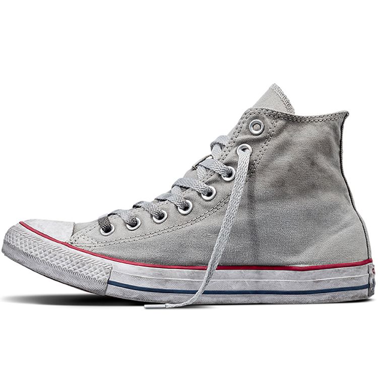Converse Chuck Taylor All Star Canvas Smoke High Top Comfortable Casual Sneakers Unisex Sneakers Gray White 156885C