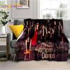 3D Latest The Vampire Diaries Damon Salvatore Soft Flannel Blankets,Throw Blanket Comfortable Blanket for Beds Sofa Home Bedroom