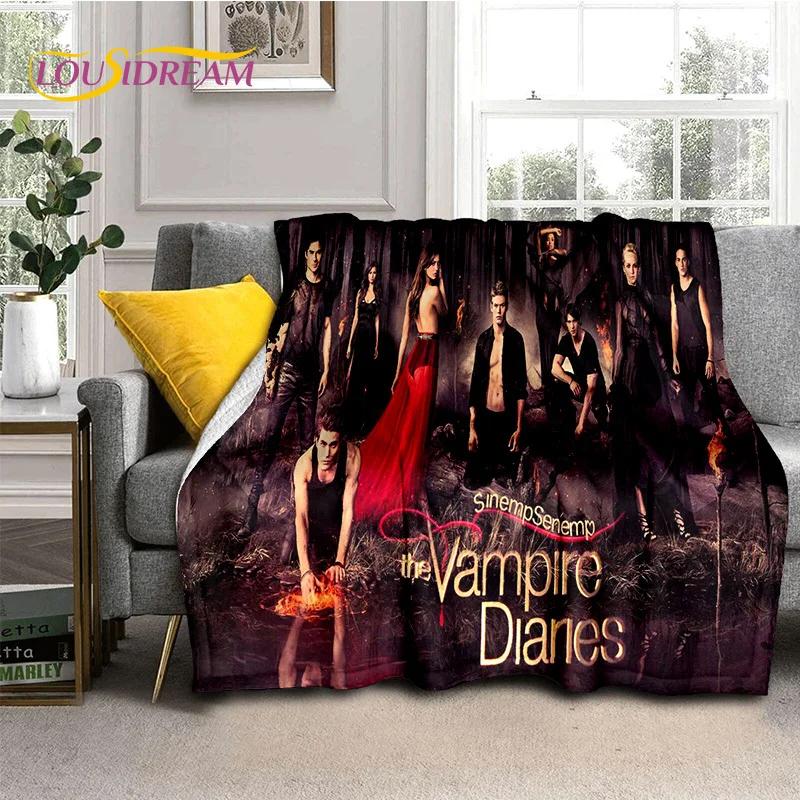 3D Latest The Vampire Diaries Damon Salvatore Soft Flannel Blankets,Throw Blanket Comfortable Blanket for Beds Sofa Home Bedroom