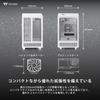 Thermaltake The Tower 100 Snow Edition Mini Tower PC Case with 3 Tempered Glass Panels CS8081 CA-1R3-00S6WN-00