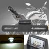 Aluminum Motorcycle License Number Plates Holder Frame with LED Light Tail Lamp LED Light Bracket