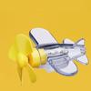 Warning Effect Mini Airplane LED Light Wind Energy Small Aircraft Decoration  Bike Gadgets