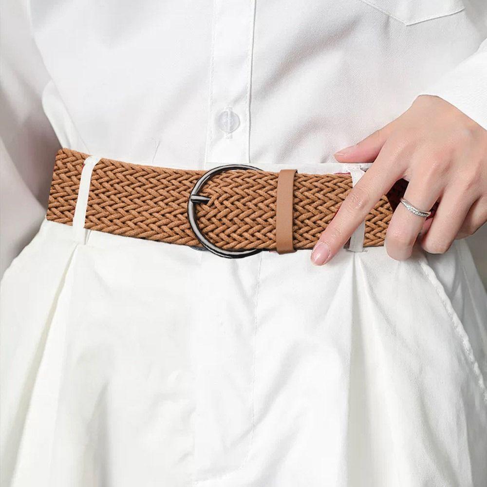 Goth Retro Wax Rope Braided Belt Wide Waist Band Fashion Waistband  Jeans Dress Skirts Accessories