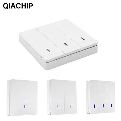 Wireless Remote Control Switch Panel for Smart Home Lighting with 86 Type and True Fluorescent Strip, 433MHz