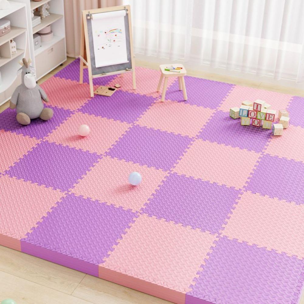 8-Piece Pack 2.5cm Thickened Baby Play Mat Non-slip Fall-proof Reusable Children's Rug Helps Train Kids Independent Thinking