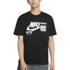 Nike T Shirts Men's Black Crew Neck Moderate Straight Fit CZ4662-010