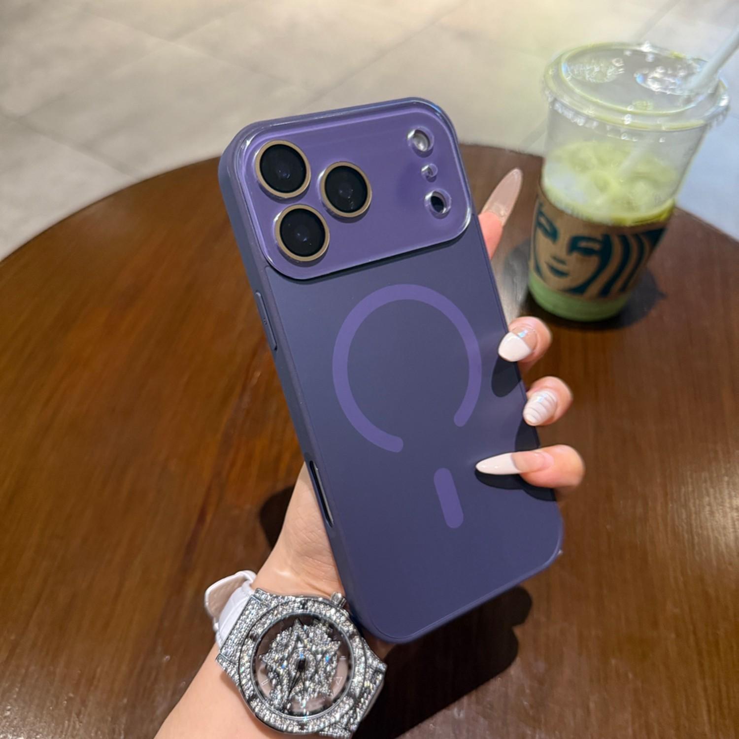 

Large window for iPhone17PROMAX matte AG mobile phone case Apple 16 all-inclusive lens film iPhone 11