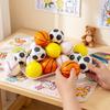 Fun 6/12Pcs Pu Foam Sponge Ball Set Kids Birthday Party Favors Pinata Filler Christmas Carnival Stress Easing Toy Gift Pack