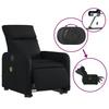 Vidaxl Reclining Lift Chair with Massage, Electric, Black