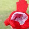 Red Parrot Children Hand Puppet Plush Stuffed Toy N