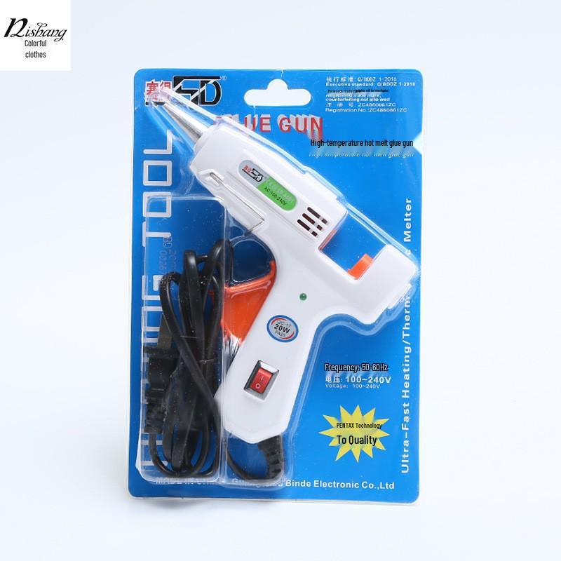 Ni Chang Saide Electric Hot Glue Gun & Hot Melt Glue Sticks for Flower Bouquet Packaging.
