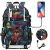 Teddy bear game merchandise USB teen student schoolbag men and women leisure large capacity travel backpack