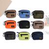 Canvas Zipper Short Wallet Casual Men's Coin Purse Retro Key Holder Small Money Bag Trend Youth Mini Handbag Coin Pouch Cartera