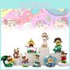 Entzückendes Crayon Shin-chan Klassische Szene Figurenset Mit 9 Einzigartigen Charakteren Für Schreibtisch-Dekoration