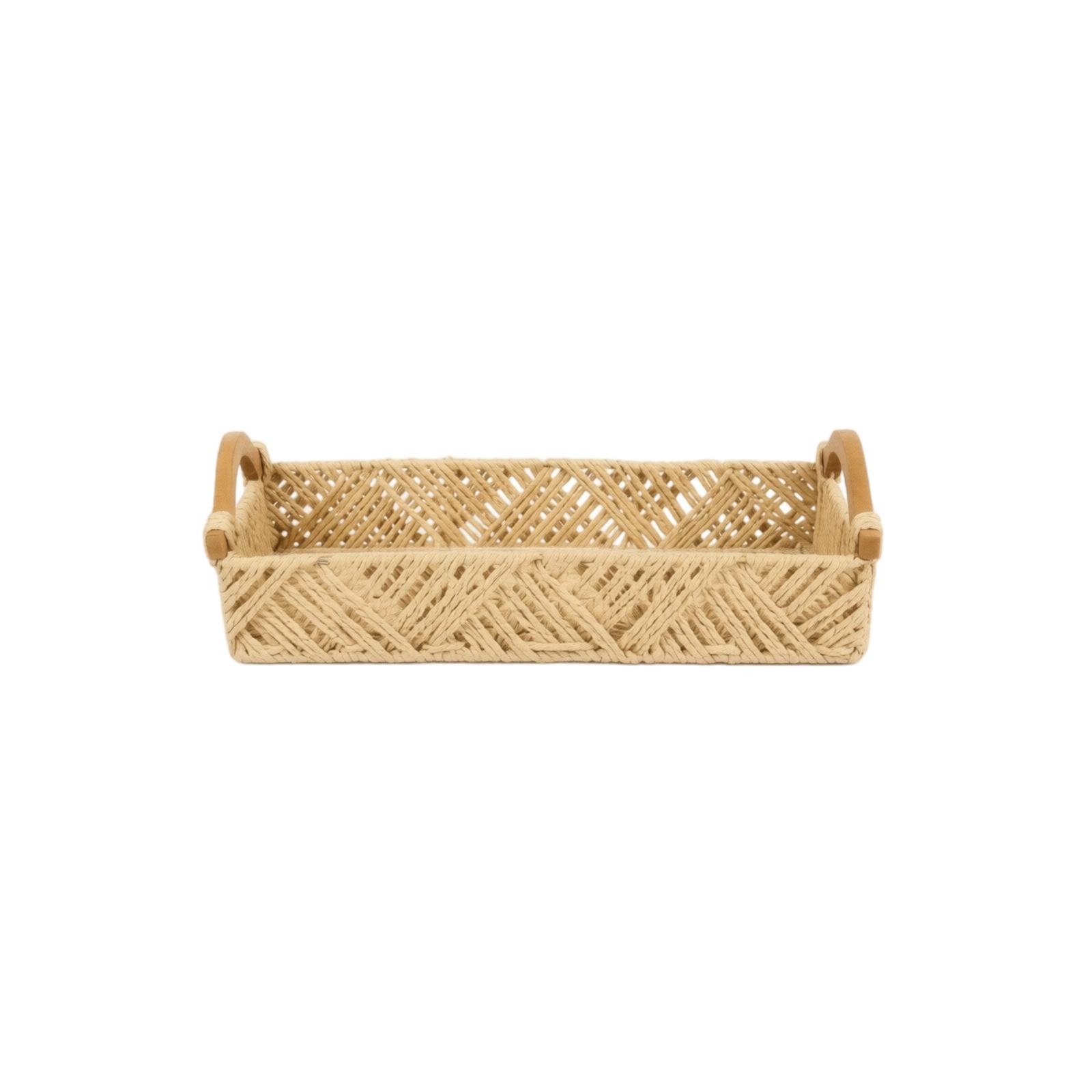 

Handwoven Paper Rope Storage Basket Foldable Storage Container Organizer for Household Items Durable Lightweight and Multipurpose Storage Solution One Size