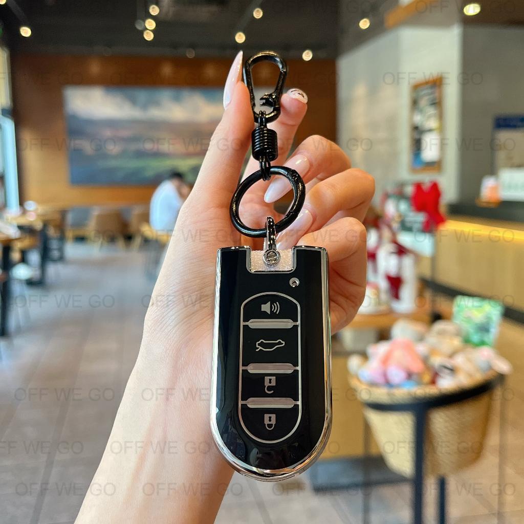 OFF WE GO TPU Car Key For Perodua Myvi Gen3/Bezza/Axia/Aruz Car Key Fob Cover Case with Keychain