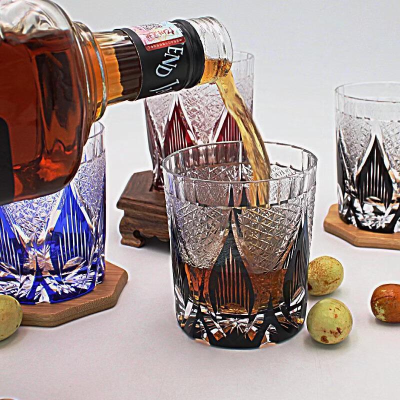 Japanese Edo Kiriko Crystal Whiskey Glass