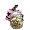 Pure Gold Lucky Cat Princess Keychain: Creative Gold Pendant Styles