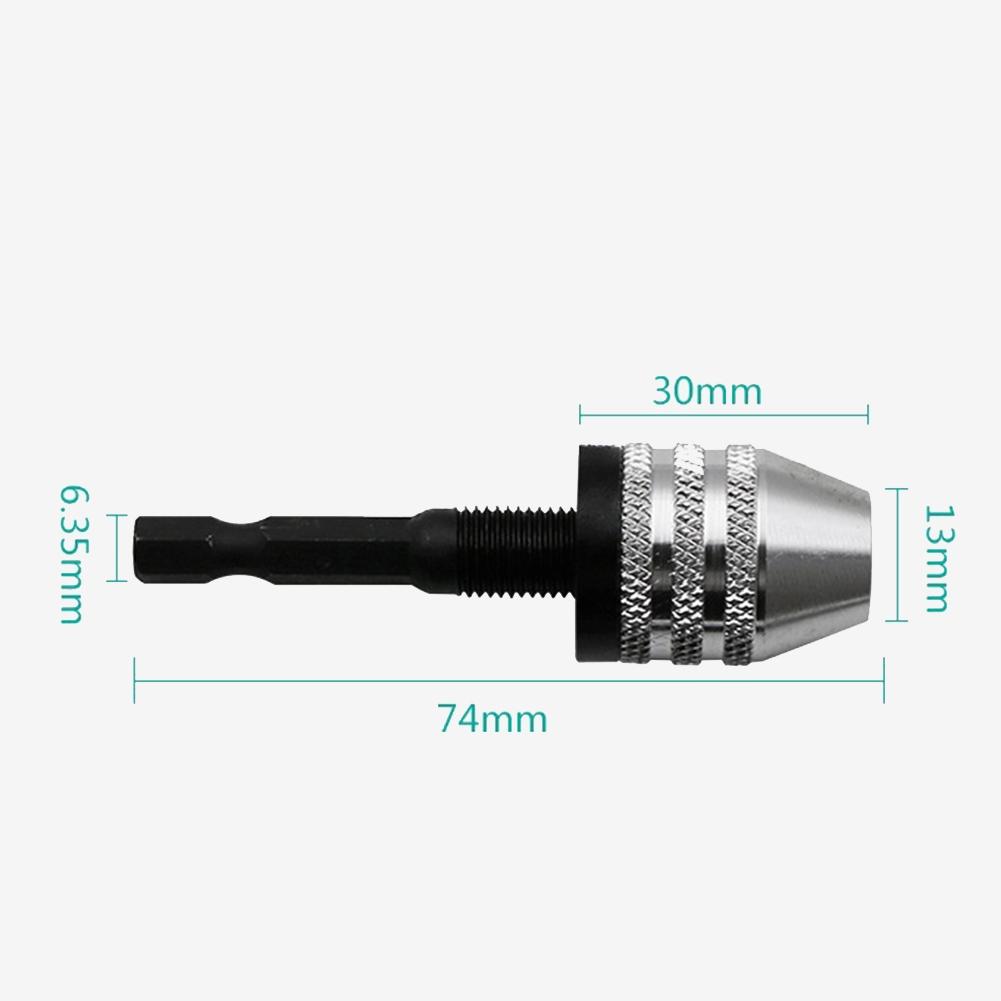 0.3-6.5mm Drill Chuck Electric Grinder Quick Change Drill Chuck Hex Shank
