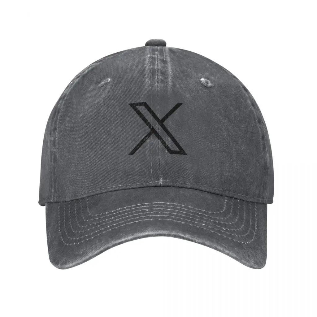 X Bird LOGO Baseball Cap Cosplay Rugby Designer Cap Snapback Cap Golf Wear Unisex Womens